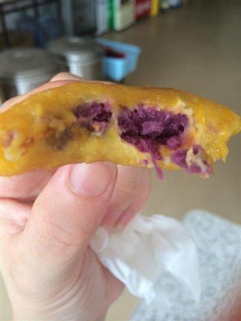 南瓜紫薯饼的做法步骤2