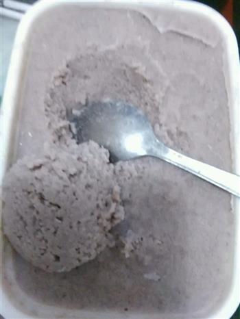 红豆奶油冰淇淋可以挖球的那种的做法步骤4