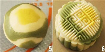 彩色桃山皮月饼的一些操作手法的做法步骤10