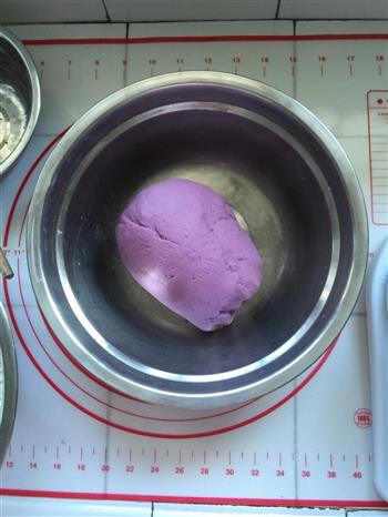 紫薯开花馒头的做法步骤4
