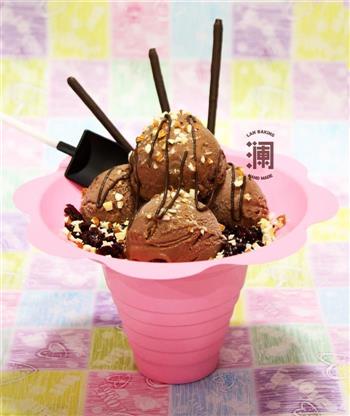 浓醇巧克力冰激凌的做法图解9