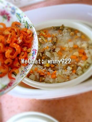 干贝蛏干海鲜粥的做法图解8