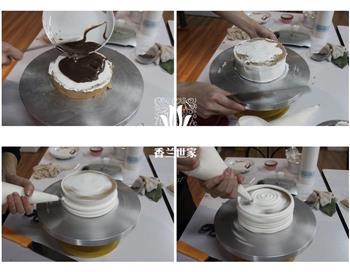 由内而外的精致-巧克力淋面蛋糕 详细装饰过程的做法步骤2