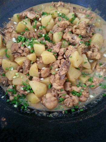 土豆焖鸡肉的做法步骤8
