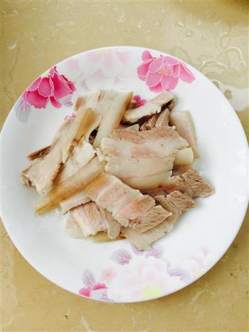 蒜苔回锅肉的做法图解5