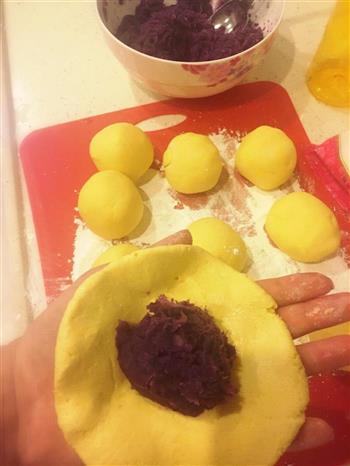 紫薯南瓜糕点的做法图解5