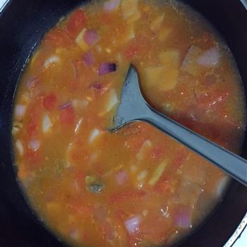 番茄牛肉蔬菜汤的做法图解10