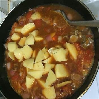 番茄牛肉蔬菜汤的做法图解12