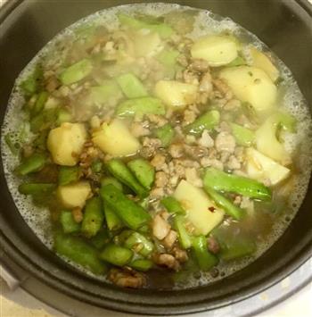 豆角土豆焖饭的做法步骤6