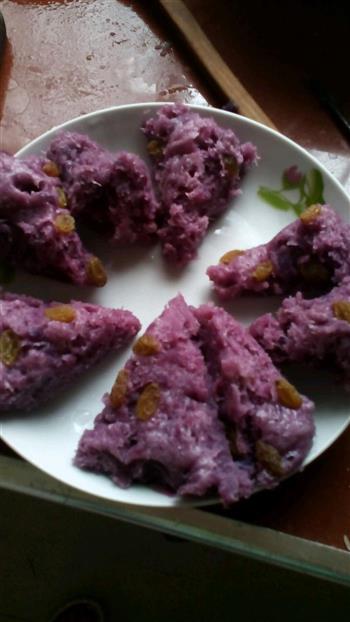 0基础的紫薯发糕的做法步骤3