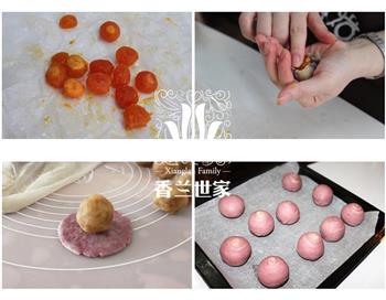 掌心里的爱-紫薯蛋黄酥的做法步骤6