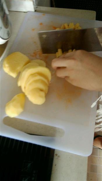 木瓜芦荟土豆藕闷饭的做法步骤4