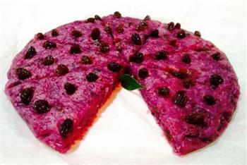 紫薯发糕饼的做法图解10