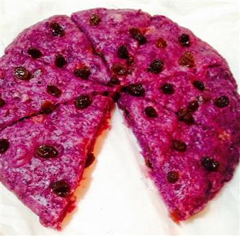 紫薯发糕饼的做法图解9