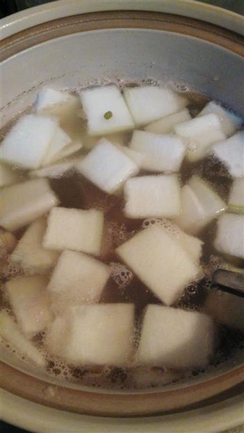 冬瓜绿豆排骨汤的做法图解3