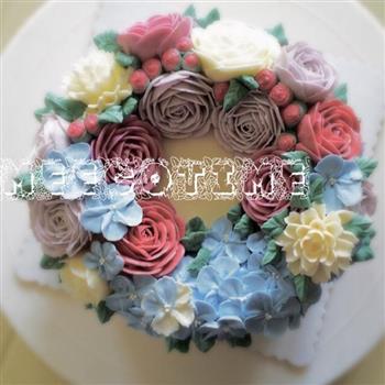 美轮美奂的韩式裱花蛋糕的做法步骤13