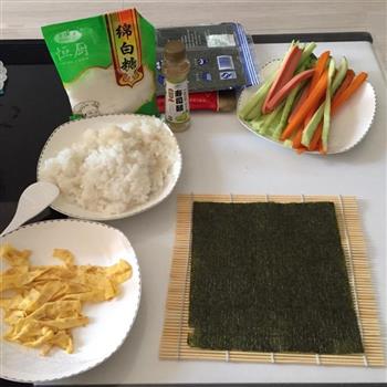 基础寿司紫菜卷的做法图解1