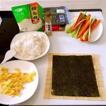 基础寿司紫菜卷的做法图解4
