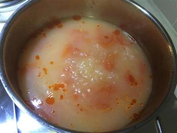 香浓番茄鱼丸汤的做法步骤4