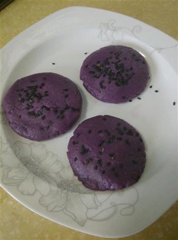 紫薯红豆饼的做法步骤12