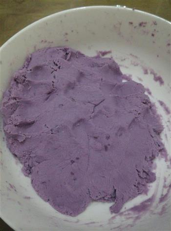 紫薯红豆饼的做法步骤5