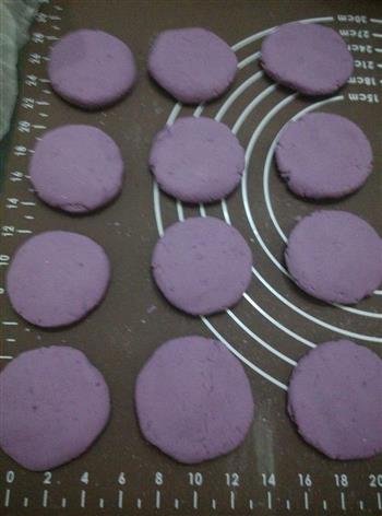 紫薯红豆饼的做法步骤8