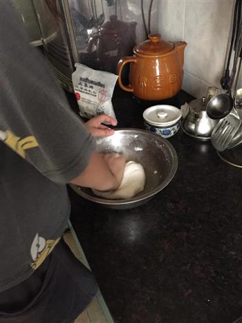 紫薯红豆糯米糍的做法步骤2