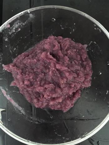 紫薯水晶蒸饺的做法图解1