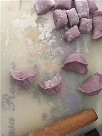 紫薯水晶蒸饺的做法步骤9