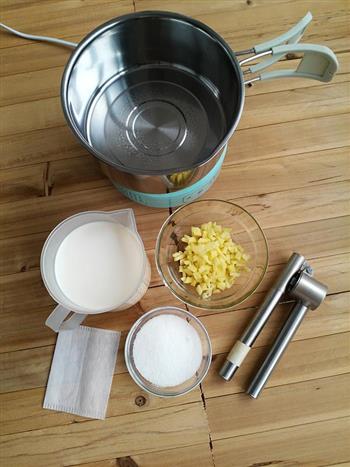 姜汁撞奶-驱寒暖胃的甜品的做法步骤1