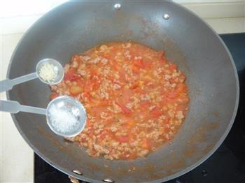 番茄肉酱面的做法步骤7