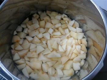 带有热带菠萝风情的苹果酱的做法步骤2