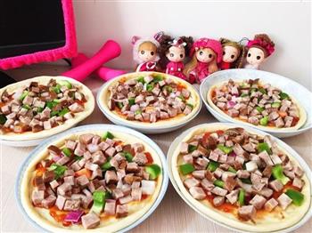 哈尔滨红肠披萨的做法图解4