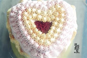愿得一人心，白首不相离，七夕情人节快乐-红丝绒蛋糕的做法步骤11