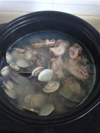 龙骨海蚌汤的做法图解7