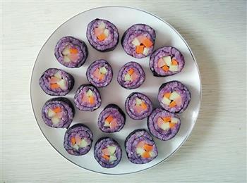 紫薯寿司的做法步骤1