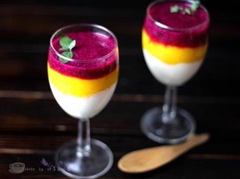 彩虹水果酸奶杯的做法步骤8