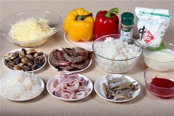 德普烤箱食谱-海鲜焗饭的做法步骤1