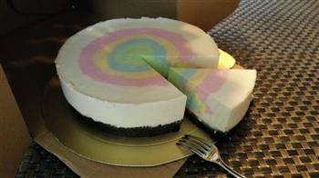 彩虹慕斯蛋糕的做法步骤23