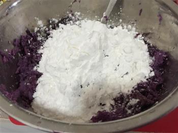 桂花牛奶紫薯芋圆的做法步骤3