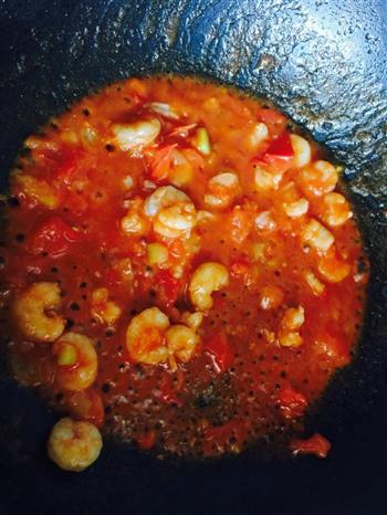 蕃茄虾仁疙瘩汤的做法步骤4