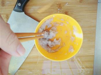 椰蓉玉米虾饼的做法步骤2
