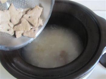 香菜猪肝阴米粥的做法图解5