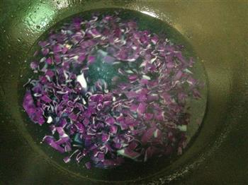 香葱紫甘蓝杂酱面的做法步骤2