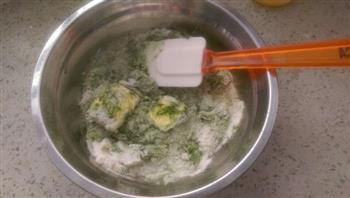 竹炭抹茶菠萝包的做法步骤6