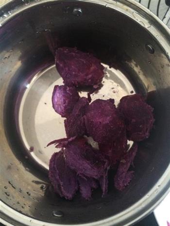 芝士焗紫薯的做法步骤2