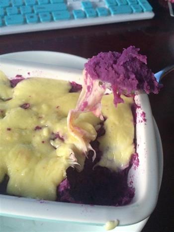 芝士焗紫薯的做法步骤9