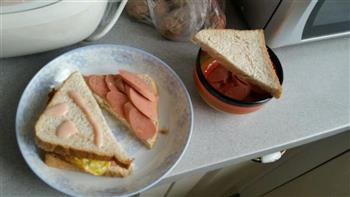 三分钟搞定的营养早餐简易三明治的做法步骤5