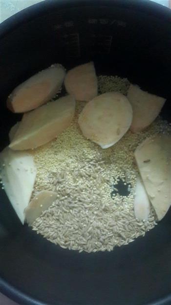 红薯小米粥的做法步骤2