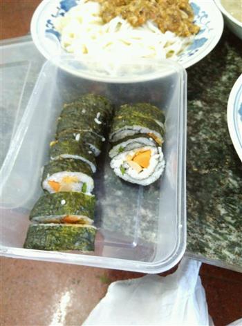 自制家庭简易版寿司的做法步骤1
